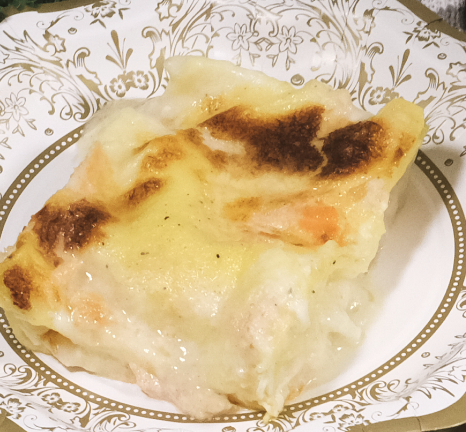 Lasagna al salmone bianca