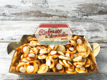 Pizzettine mignon mozzarella (60 PEZZI)