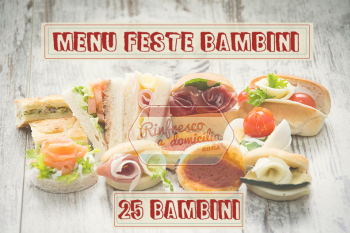 MENU 25 BAMBINI  CON TORTA