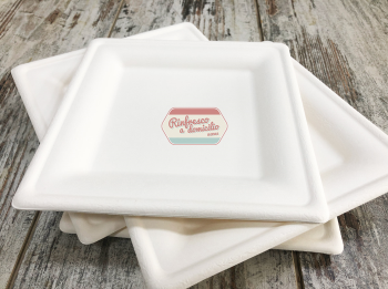 Piatto quadrato ZEN BIO 20X20