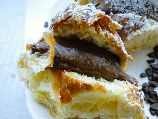 Cornettini dolci nutella