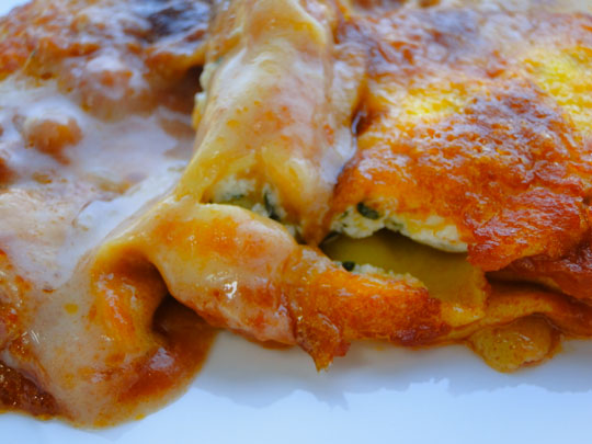 Crepes ricotta e spinaci