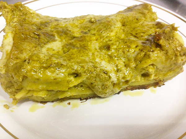 Lasagna Ricotta e Pesto alla Genovese