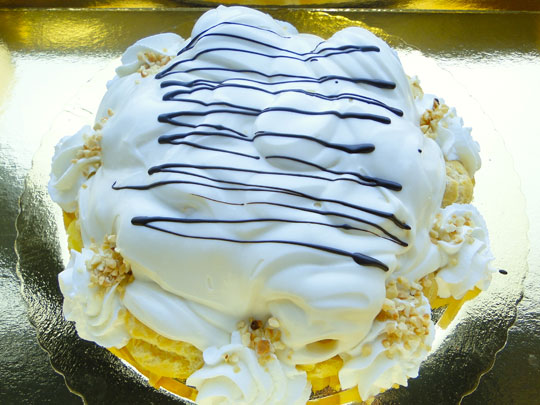 Profitteroles al cioccolato bianco